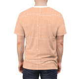 The Ultimate Real Estate Shirt! Unisex Cut & Sew Tee (AOP) Peach Fuzz