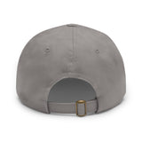 I Sell Homes Dad Hat with Leather Patch (Round)