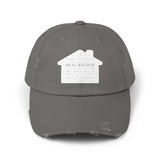 Real Estate Translated Unisex Distressed Cap