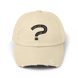 Ask Me About Real Estate Unisex Distressed Cap