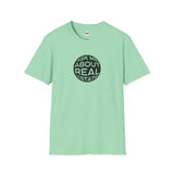 Ask Me About Real Estate Circle Unisex Softstyle T-Shirt