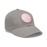 I Sell Real Estate Translated Dad Hat with Leather Patch (Round)