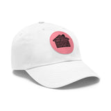 Real Estate Translated Dad Hat with Leather Patch (Round)