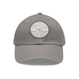 I Sell Real Estate Translated Dad Hat with Leather Patch (Round)